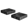 StarTech.com Extensor KVM HDMI sobre rede IP - 4K 30Hz HDMI 2.0 e USB sobre IP LAN ou cabo Ethernet Cat5e/Cat6 (100m/330ft) - Kit extensor comutador KVM/consola transmissor/receptor remoto