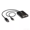 StarTech.com Adaptador ativo DisplayPort para DVI Dual Link - Conversor de vídeo adaptador DisplayPort para DVI-D 2560x1600 60Hz - DP 1.2 para monitor DVI - Alimentação USB - Ficha DP com bloqueio
