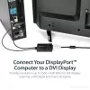 StarTech.com Adaptador ativo DisplayPort para DVI Dual Link - Conversor de vídeo adaptador DisplayPort para DVI-D 2560x1600 60Hz - DP 1.2 para monitor DVI - Alimentação USB - Ficha DP com bloqueio