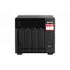 QNAP TS-473A + QSW-1105-5T Pack Bundle NAS Torre Ryzen Embedded V1500B 8 GB DDR4 0 TB QNAP Turbo System Preto