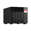 QNAP TS-473A + QSW-1105-5T Pack Bundle NAS Torre Ryzen Embedded V1500B 8 GB DDR4 0 TB QNAP Turbo System Preto