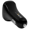 StarTech.com Carregador USB duplo para automóvel – 24 W/4,8 A – Preto, Automóvel, Isqueiro, 5 V, Preto