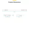 StarTech.com Cabo Ethernet CAT8 branco de 2m, RJ45 sem patilha, 25G/40G, 2000MHz, 100W PoE++, S/FTP, 26AWG cobre puro, LSZH, cabo de rede patch blindado com alívio de tensão, testado individualmente