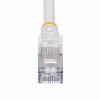 StarTech.com Cabo Ethernet CAT8 branco de 3m, RJ45 sem patilha, 25G/40G, 2000MHz, 100W PoE++, S/FTP, 26AWG cobre puro, LSZH, cabo de rede patch blindado com alívio de tensão, testado individualmente