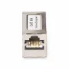 StarTech.com Acoplador RJ45 blindado, acoplador Cat6a inline, fêmea para fêmea (F/F), pinagem T568B, extensão de cabo Ethernet blindado
