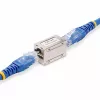 StarTech.com Acoplador RJ45 blindado, acoplador Cat6a inline, fêmea para fêmea (F/F), pinagem T568B, extensão de cabo Ethernet blindado