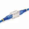 StarTech.com Acoplador RJ45 blindado, acoplador Cat6a inline, fêmea para fêmea (F/F), pinagem T568B, extensão de cabo Ethernet blindado