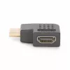 Adaptador HDMI 2.0 em ângulo reto StarTech.com, ficha para conector fêmea, protetor de porta HDMI em ângulo horizontal de 90 graus, 4K 60Hz, extensão de ligação HDMI High Speed, M/F