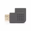 Adaptador HDMI 2.0 em ângulo reto StarTech.com, ficha para conector fêmea, protetor de porta HDMI em ângulo horizontal de 90 graus, 4K 60Hz, extensão de ligação HDMI High Speed, M/F