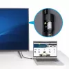 Adaptador HDMI 2.0 em ângulo reto StarTech.com, ficha para conector fêmea, protetor de porta HDMI em ângulo horizontal de 90 graus, 4K 60Hz, extensão de ligação HDMI High Speed, M/F