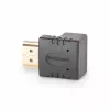 Adaptador HDMI 2.0 em ângulo descendente StarTech.com, ficha para conector fêmea, protetor de porta HDMI em ângulo vertical de 90 graus, 4K 60Hz, extensão de conector HDMI High Speed, M/F