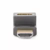 Adaptador HDMI 2.0 em ângulo descendente StarTech.com, ficha para conector fêmea, protetor de porta HDMI em ângulo vertical de 90 graus, 4K 60Hz, extensão de conector HDMI High Speed, M/F