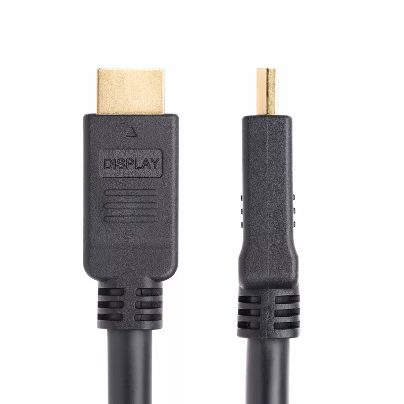 Cabo HDMI 2.0 ativo StarTech.com 10m (32.8ft), CMP, classificação Plenum, cabo HDMI High Speed, 4K 60Hz, HDR10/HDCP 2.2/ARC, cabo HDMI CMP para interior de parede