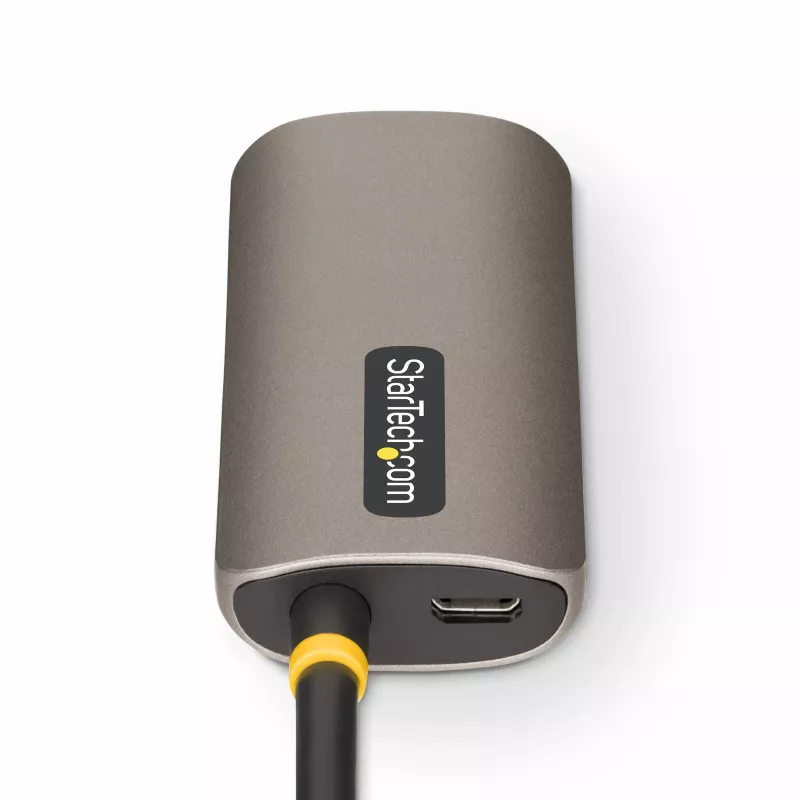 Cabo adaptador HDMI para DisplayPort StarTech.com 1ft (30cm), 8K 60Hz, conversor de vídeo ativo HDMI 2.1 para DP 1.4, alimentação por barramento USB com cabo incluído