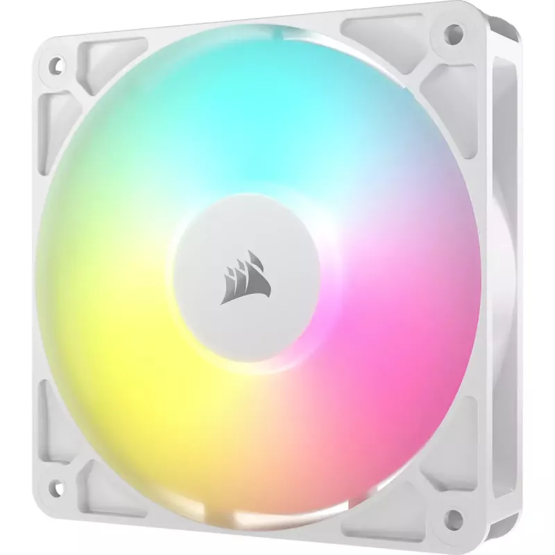 Ventoinha Corsair RS120 ARGB 12 cm branca 420-2100 RPM