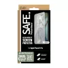 Película de proteção de ecrã PanzerGlass SAFE. by ® com moldura preta iPhone 16 Pro | Ultra-Wide Fit