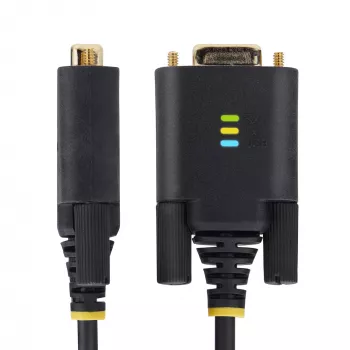 Cabo adaptador serial USB para null modem StarTech.com 2m, armazenamento COM, FTDI, USB-A para DB9 RS232, parafusos/porcas DB9 substituíveis, Windows/macOS/Linux