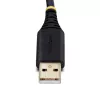 Cabo adaptador serial USB para null modem StarTech.com 2m, armazenamento COM, FTDI, USB-A para DB9 RS232, parafusos/porcas DB9 substituíveis, Windows/macOS/Linux