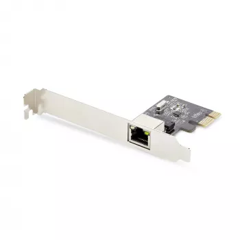 Placa de rede Gigabit PCIe de 1 porta StarTech.com, placa LAN PCI Express 10/100/1000 Mbit/s, NIC, Realtek RTL8111H, compatível com Windows e Linux, em conformidade TAA