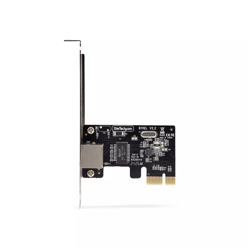 Placa de rede Gigabit PCIe de 1 porta StarTech.com, placa LAN PCI Express 10/100/1000 Mbit/s, NIC, Realtek RTL8111H, compatível com Windows e Linux, em conformidade TAA