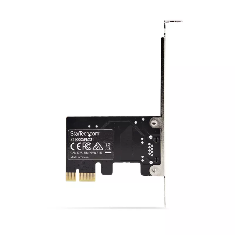 Placa de rede Gigabit PCIe de 1 porta StarTech.com, placa LAN PCI Express 10/100/1000 Mbit/s, NIC, Realtek RTL8111H, compatível com Windows e Linux, em conformidade TAA