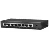 Switch de escritório Fast Ethernet de 8 portas Intellinet, tamanho de secretária, metal, IEEE 802.3az (Ethernet energeticamente eficiente), caixa