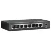 Switch de escritório Fast Ethernet de 8 portas Intellinet, tamanho de secretária, metal, IEEE 802.3az (Ethernet energeticamente eficiente), caixa