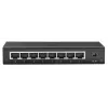 Switch de escritório Fast Ethernet de 8 portas Intellinet, tamanho de secretária, metal, IEEE 802.3az (Ethernet energeticamente eficiente), caixa