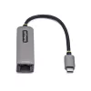 Adaptador USB-C para Ethernet 2.5GbE StarTech.com, passthrough PD 100W, NIC NBASE-T, rede multi-velocidade USB 3.0 Type-C 2.5/1G, compatível com Thunderbolt, Windows e Mac