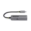 Adaptador USB-C para Ethernet 2.5GbE StarTech.com, passthrough PD 100W, NIC NBASE-T, rede multi-velocidade USB 3.0 Type-C 2.5/1G, compatível com Thunderbolt, Windows e Mac