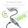 Adaptador USB-C para Ethernet 2.5GbE StarTech.com, passthrough PD 100W, NIC NBASE-T, rede multi-velocidade USB 3.0 Type-C 2.5/1G, compatível com Thunderbolt, Windows e Mac