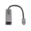 Adaptador USB-C para Ethernet StarTech.com, NIC, passagem PD 100W, adaptador de rede multi-velocidade USB 3.0 Type-C 1 Gbit/s, compatível com Thunderbolt, Windows e Mac