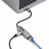 Adaptador USB-C para Ethernet StarTech.com, NIC, passagem PD 100W, adaptador de rede multi-velocidade USB 3.0 Type-C 1 Gbit/s, compatível com Thunderbolt, Windows e Mac