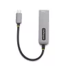 Adaptador USB-C para Ethernet StarTech.com, NIC, passagem PD 100W, adaptador de rede multi-velocidade USB 3.0 Type-C 1 Gbit/s, compatível com Thunderbolt, Windows e Mac