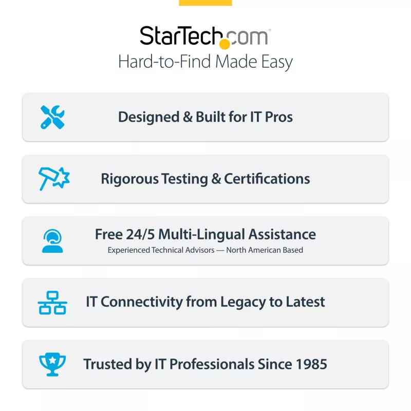 StarTech.com Carregador USB-C 4 portas multi-dispositivo, 240W total, porta única 140W EPR, PD 3.1, portas com bloqueio de parafuso, salas de conferência, suporte incluído para montagem em superfície