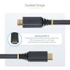 StarTech.com Cabo HDMI High Speed ativo de 15m (49.2ft), 4K 60Hz/1440p 144Hz, HDR10/HDCP 2.2/ARC, 18Gbps, cabo HDMI 2.0 UHD para TV/monitor/ecrã, bainha TPE