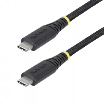 StarTech.com Cabo de carregamento USB-C de 10ft (3m), robusto e ultra-flexível, 240W (5A) PD EPR, cabo de carregamento para portátil USB 2.0, certificado USB-IF, cabo de carregamento USB-C resistente