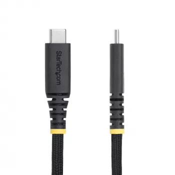 StarTech.com Cabo de carregamento USB-C de 10ft (3m), robusto e ultra-flexível, 240W (5A) PD EPR, cabo de carregamento para portátil USB 2.0, certificado USB-IF, cabo de carregamento USB-C resistente