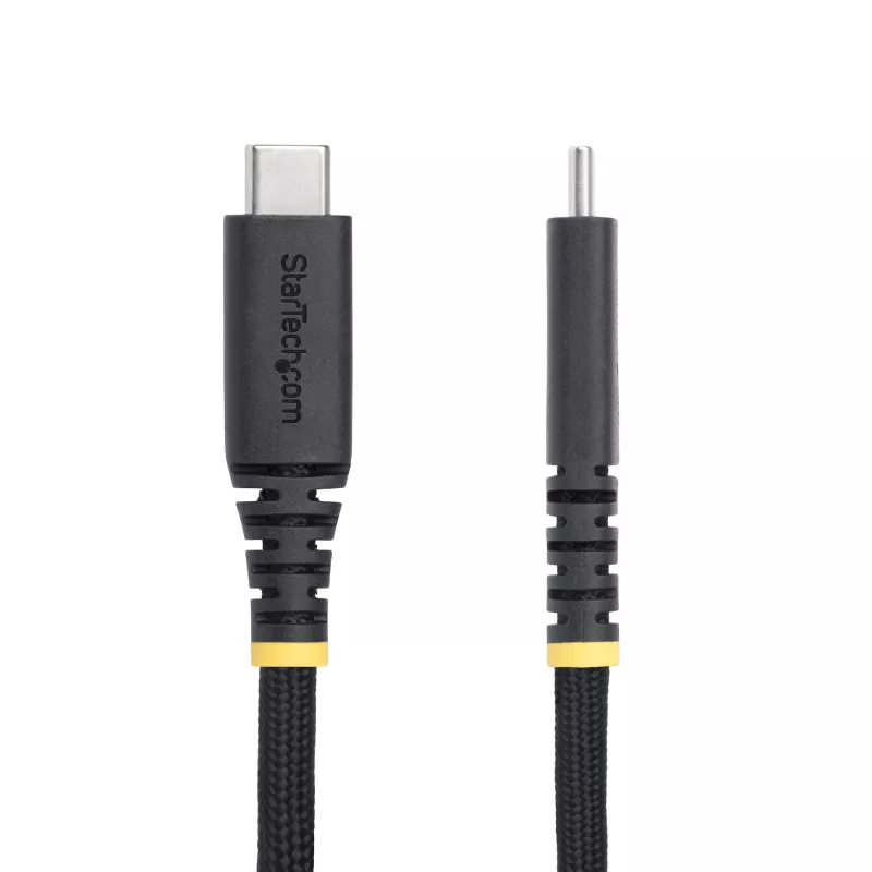 StarTech.com Cabo de carregamento USB-C de 10ft (3m), robusto e ultra-flexível, 240W (5A) PD EPR, cabo de carregamento para portátil USB 2.0, certificado USB-IF, cabo de carregamento USB-C resistente