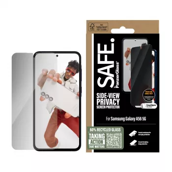 PanzerGlass SAFE. by ® Película protetora de ecrã de privacidade Samsung Galaxy A56 5G | Ultra-Wide Fit com EasyAligner