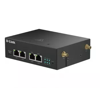 Modem 5G D-Link DWM-314-GP com 5G NR, fallback LTE e porta Ethernet WAN