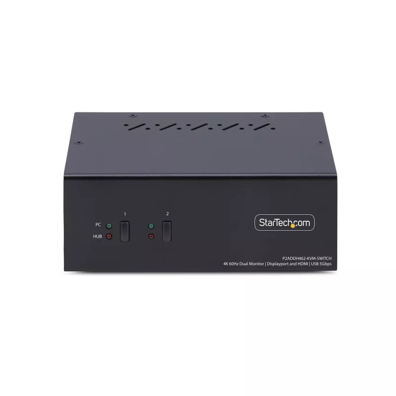 StarTech.com P2ADDH462-KVM-SWITCH Comutador KVM Preto
