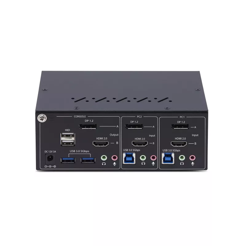 StarTech.com P2ADDH462-KVM-SWITCH Comutador KVM Preto
