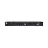 StarTech.com Comutador KVM DisplayPort de 2 portas para monitor duplo com matriz de vídeo Dual View, 4K 60Hz, 4 portas hub USB, comutação por tecla de atalho, KVM matriz DP 1.2, conforme TAA