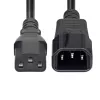StarTech.com Cabo de extensão elétrica de 4,5m (15ft), cabo de alimentação PDU C14 para C13, 15A 250V, 14AWG, cabo de alimentação AC para PDU/fonte de alimentação, certificado KEMA-KEUR