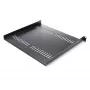 StarTech.com Prateleira de rack 1U para servidor – Bandeja cantilever ventilada universal para rack de equipamento de rede e armário de 19 polegadas – Aço de alta resistência – Capacidade de carga 44lb/20kg – Prateleira com 16 polegadas de profundidade, Preto