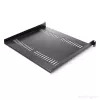 StarTech.com Prateleira de rack 1U para servidor – Bandeja cantilever ventilada universal para rack de equipamento de rede e armário de 19 polegadas – Aço de alta resistência – Capacidade de carga 44lb/20kg – Prateleira com 16 polegadas de profundidade, Preto