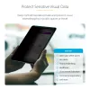 StarTech.com Película de privacidade de 4 vias para iPad Pro de 12,9 polegadas, 3.ª geração e mais recente, para orientação vertical/horizontal, compatível com toque, ângulo de visão +/- 30°, bloqueia até 51 % de luz azul, mate