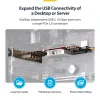 StarTech.com Placa PCIe USB Type-C de 4 portas, USB 3.2 10Gbps, placa de expansão USB-C PCI Express, 4 controladores USB independentes, Windows/Linux/macOS, conforme TAA