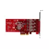 StarTech.com Placa PCIe USB Type-C de 4 portas, USB 3.2 10Gbps, placa de expansão USB-C PCI Express, 4 controladores USB independentes, Windows/Linux/macOS, conforme TAA